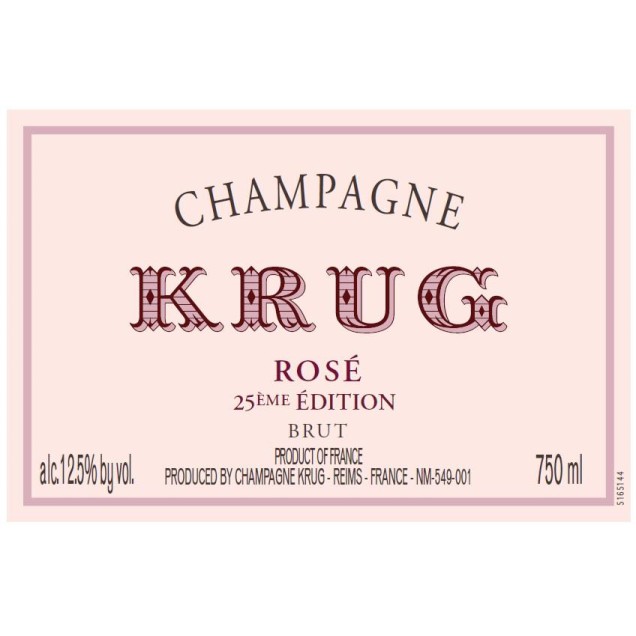 Champagne Krug Rosé 26ème Édition 